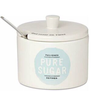 kate spade new york All in Good Taste Piping Hot Sugar Bowl with Spoon